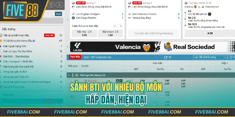 Sảnh Bti với nhiều bộ môn hấp dẫn, hiện đại